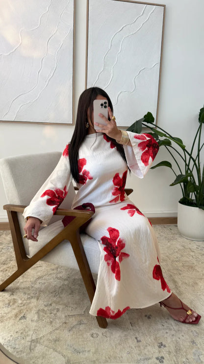Robe longue florale – Douceur pastel ou éclat audacieux