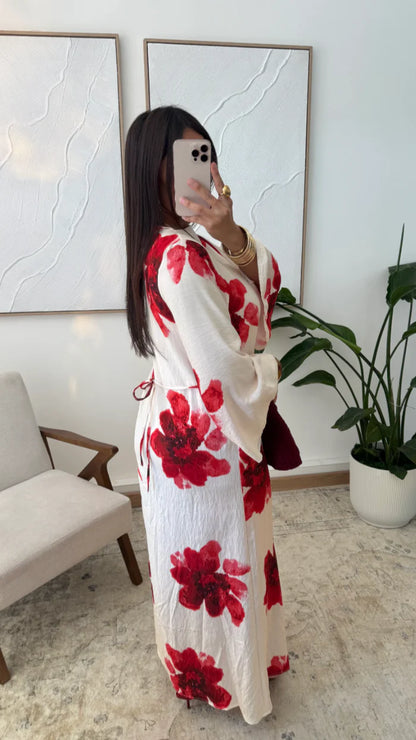 Robe longue florale – Douceur pastel ou éclat audacieux