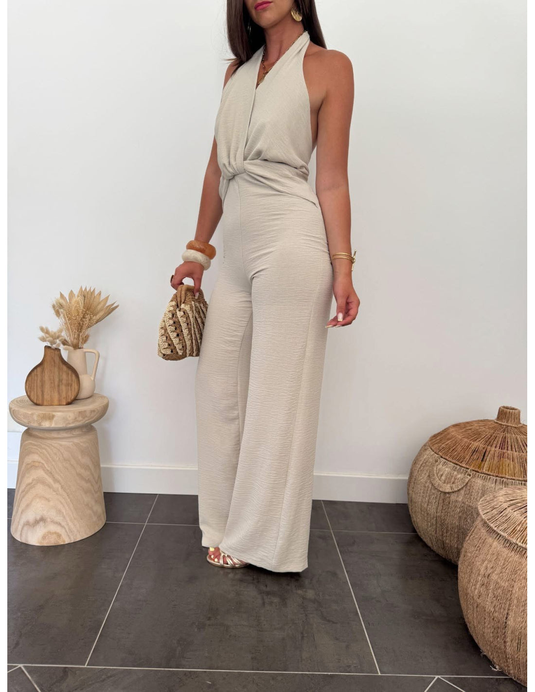 Lina-combinaison beige